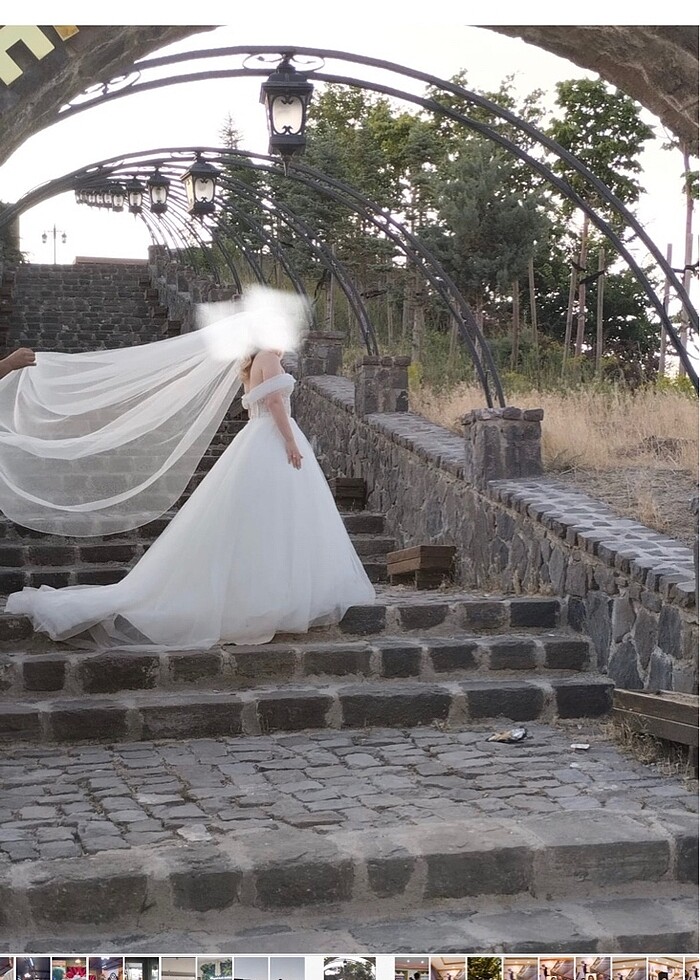 Göğüs ve sırt dekolteli aysira gelinlik - Görsel 3