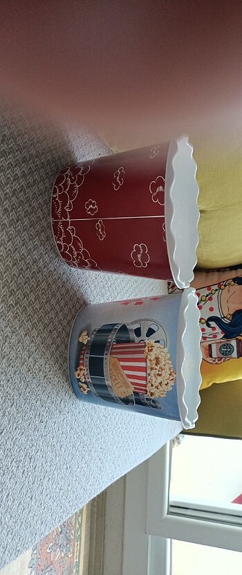 Diğer Çok az kullanılmış popcorn kovası