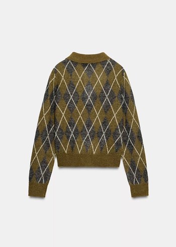 ZaraPolo yaka baklavaliKazak - Görsel 5