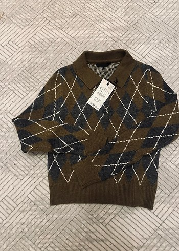 ZaraPolo yaka baklavaliKazak - Görsel 7