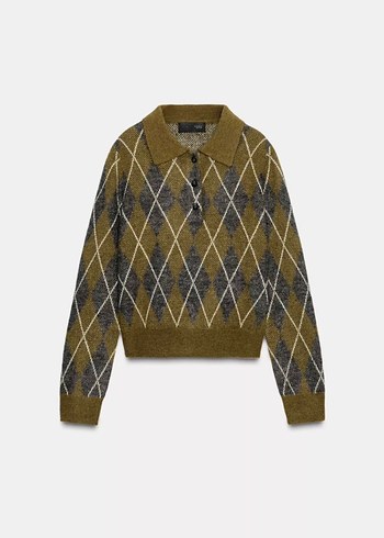 ZaraPolo yaka baklavaliKazak - Görsel 2