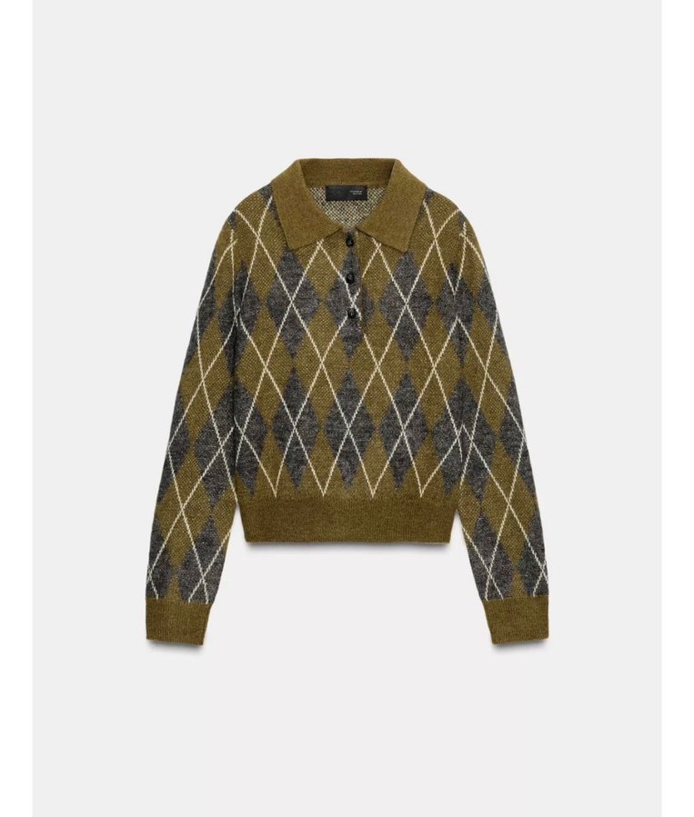 ZaraPolo yaka baklavaliKazak - Görsel 2