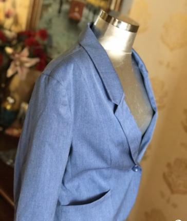 Vintage 38-40 laraüste oturur blazer 80 ler 