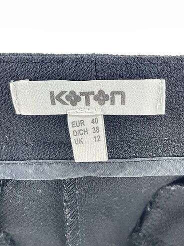 40 Beden siyah Renk Koton Kumaş Pantolon %70 İndirimli.