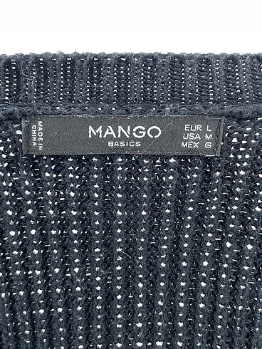 l Beden siyah Renk Mango Kazak / Triko %70 İndirimli.