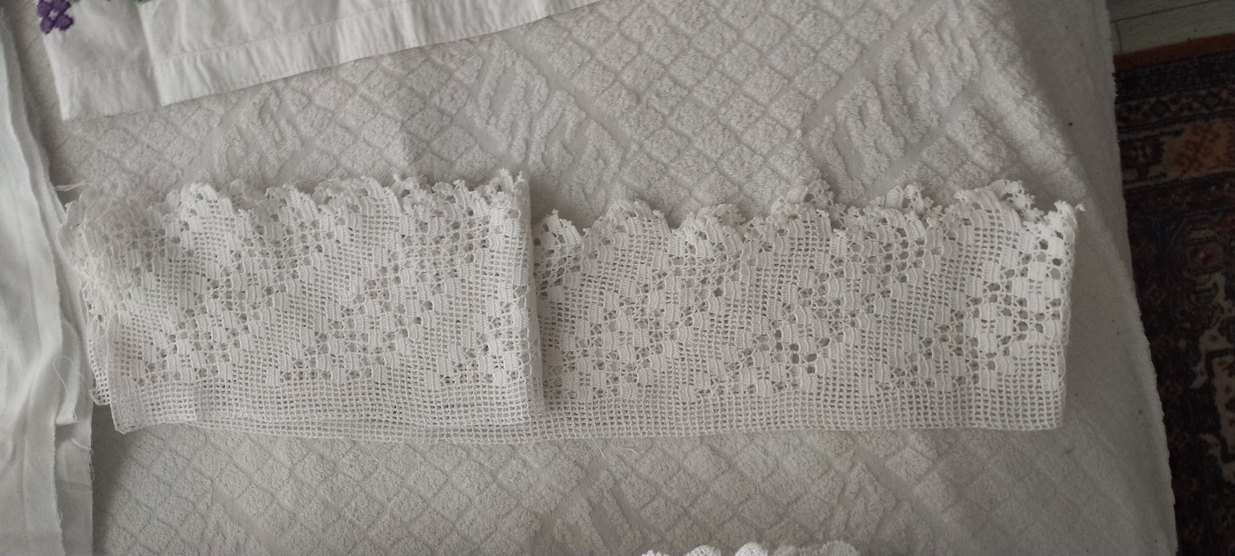 Nakışlı Bohem Beyaz Masa Örtüsü - Görsel 4