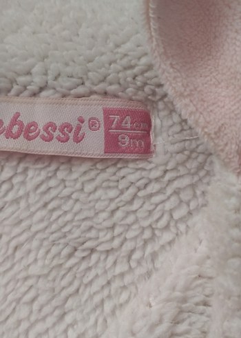 Pembe Kapüşonlu Bebek Kız Tulumu - Görsel 9