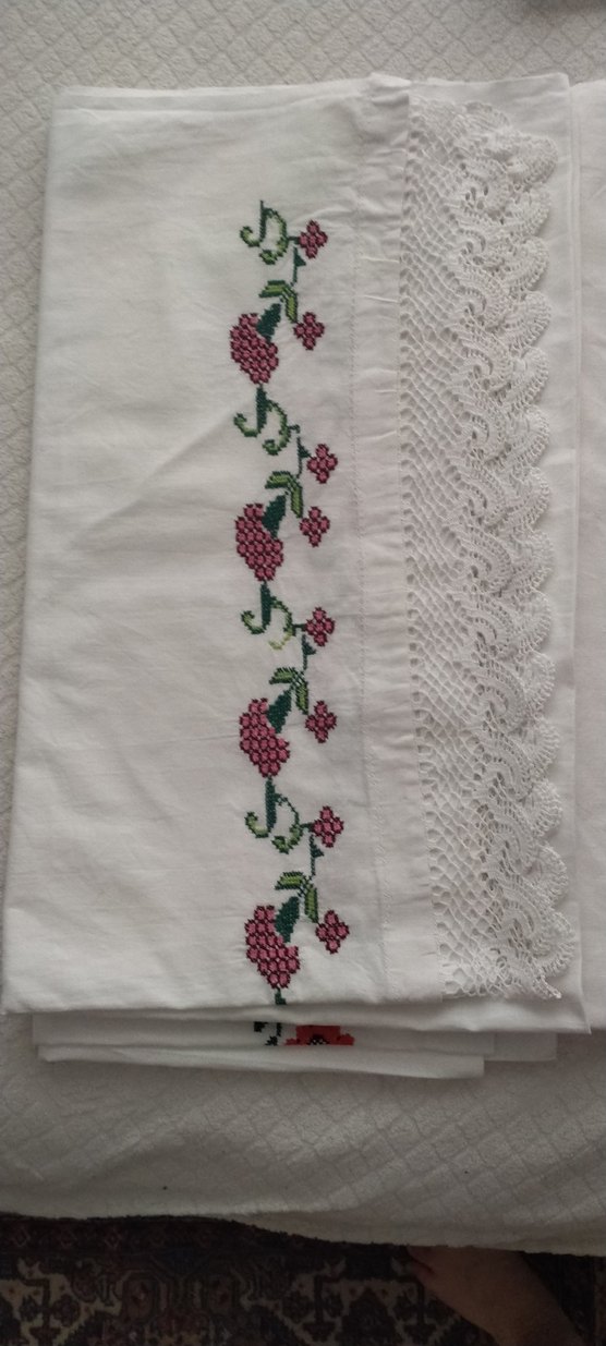 Boncuk İşlemeli Nakışlı Vintage Kumaş - Görsel 2