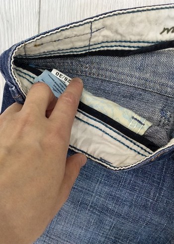 Kadın Gri Denim Regular Fit Midi Kot Pantolon - Görsel 4