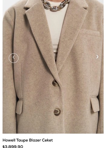l Beden camel Renk Mai Collection Blazer Ceket Kaban Kadın