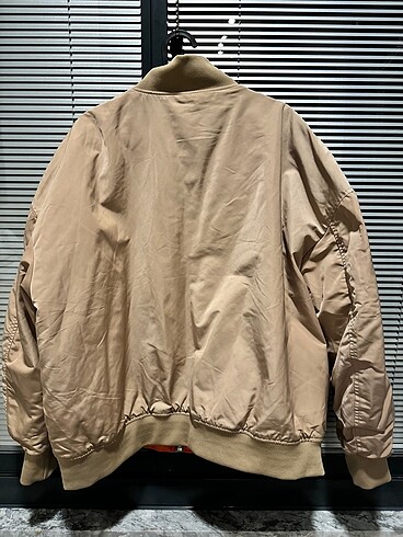 l Beden camel Renk pull&bear bomber ceket