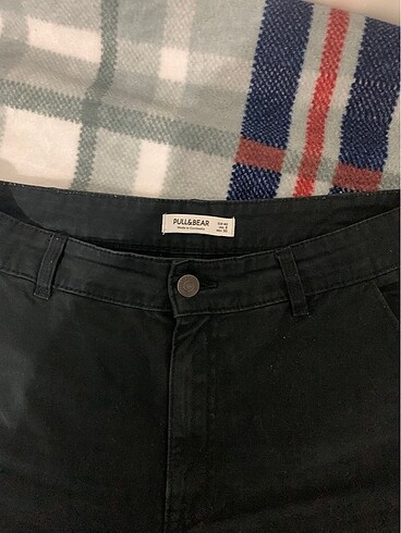 Pull and Bear siyah kargo pantolon