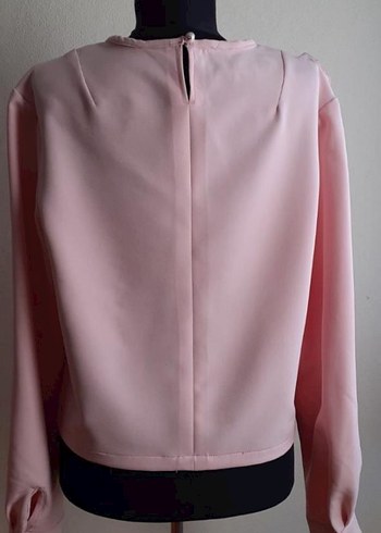 Zara Pembe Fırfırlı Mini Kadın Bluz kendi dikimim