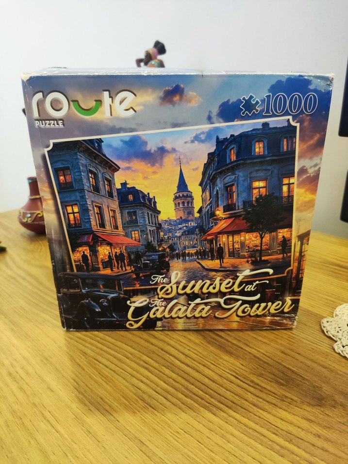 1000 Parça Galata Kulesi Günbatımı Puzzle - Görsel 2