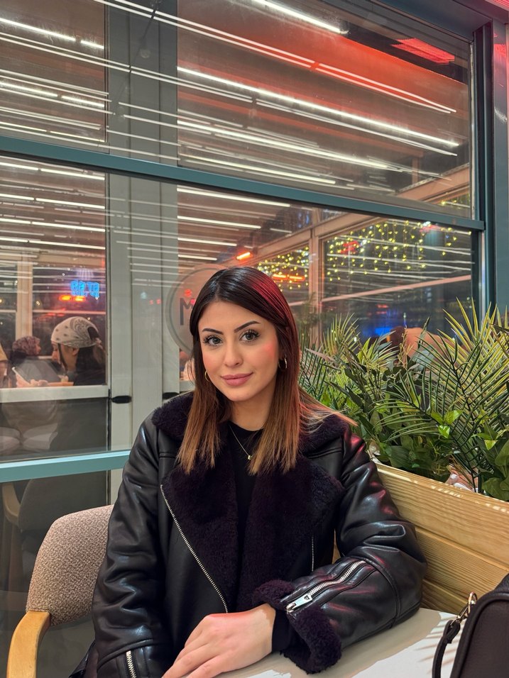 Kürk Detaylı Siyah Deri Kadın Ceket - Görsel 2