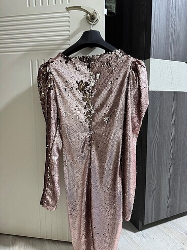 Payetli elbise - Görsel 5