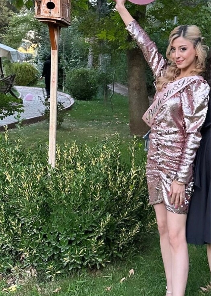 Payetli elbise - Görsel 2