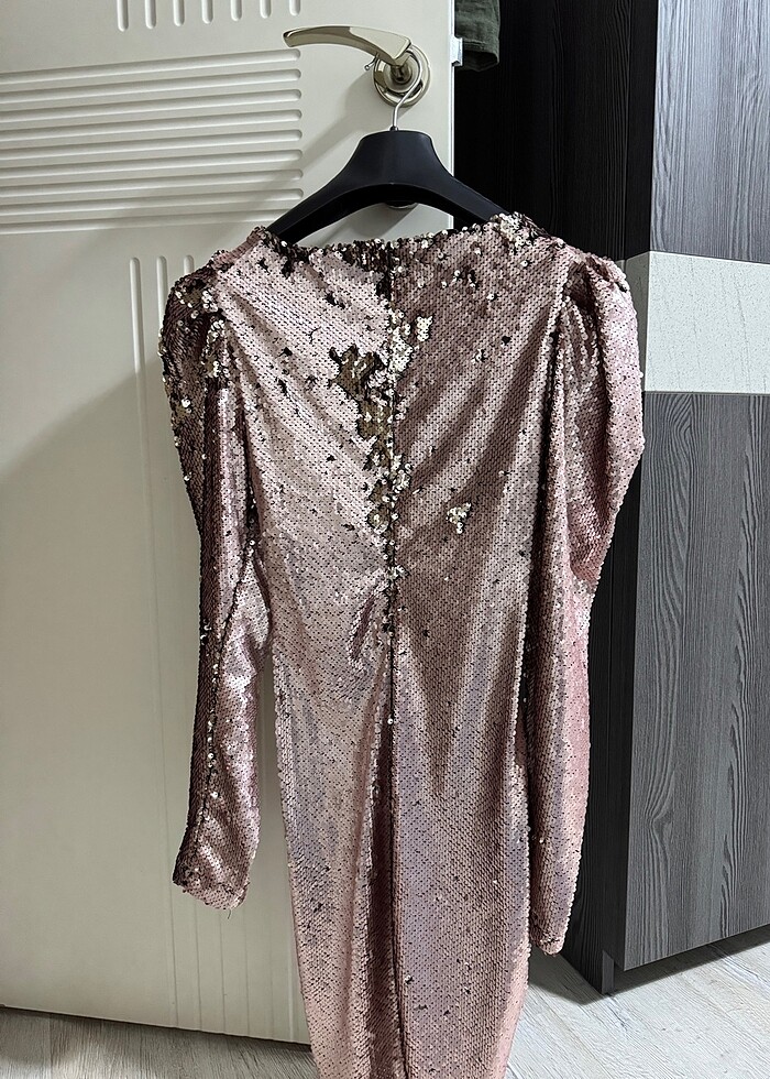 Payetli elbise - Görsel 5