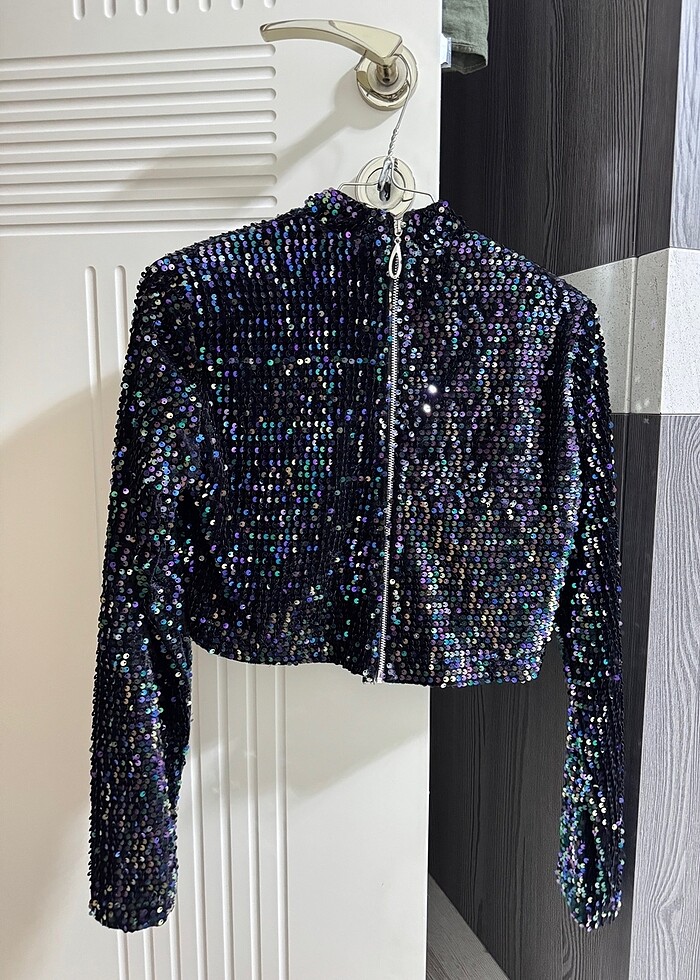 Payetli ceket - Görsel 2