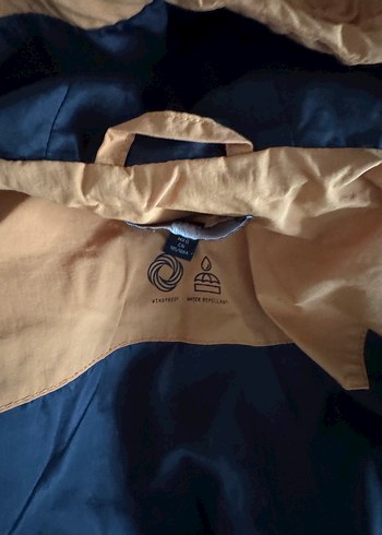 Turuncu Kapüşonlu Erkek Yağmurluk - Görsel 8