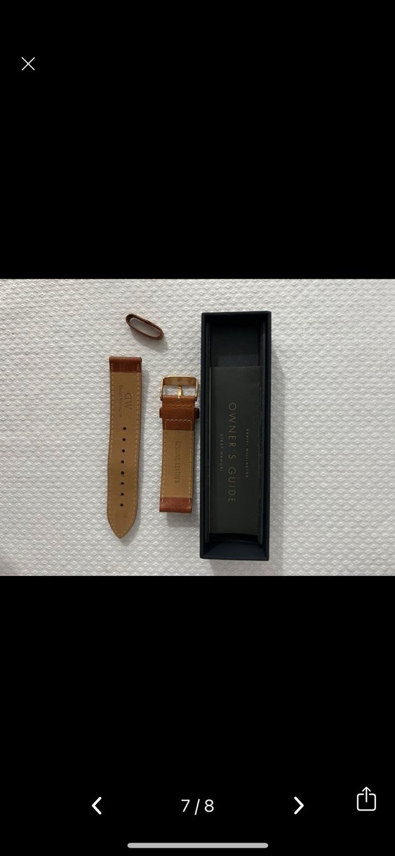 Daniel Wellington Koyu Kahverengi Erkek Saat Kayışı - Görsel 2