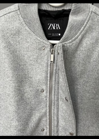 Zara Gri Bomber Ceket - Görsel 2