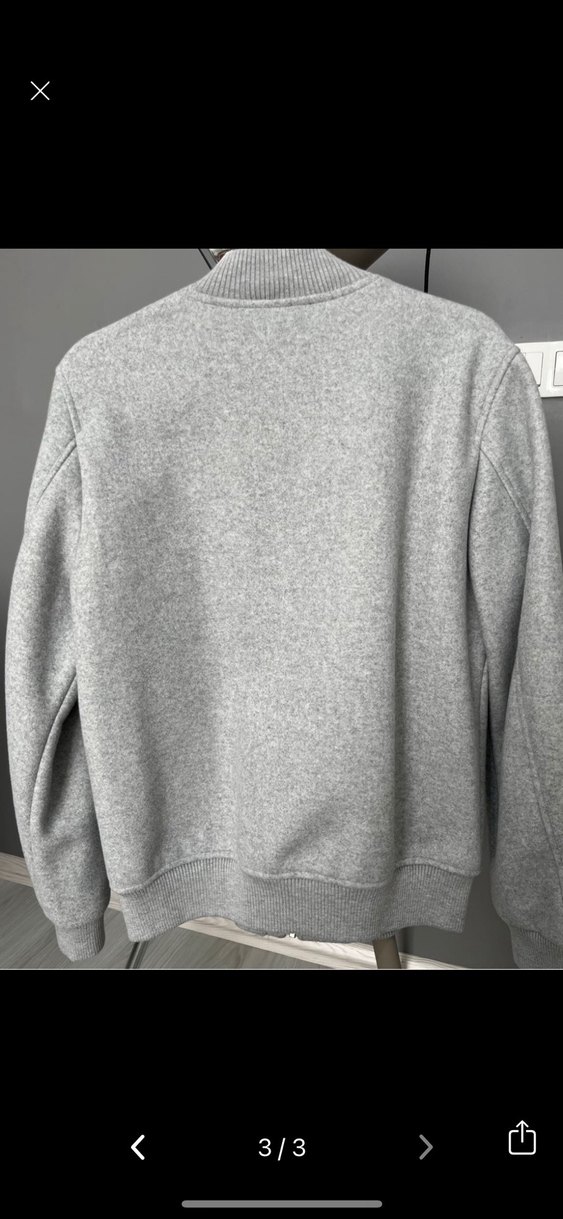 Zara Gri Bomber Ceket - Görsel 3