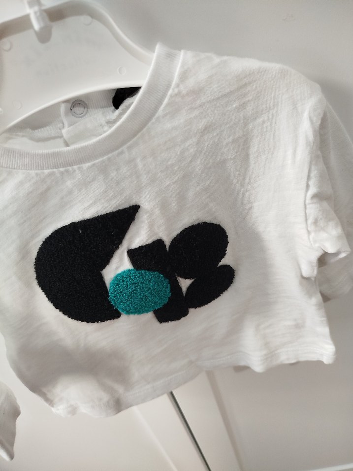 Beyaz  Uzun Kollu  Tişört - Görsel 2