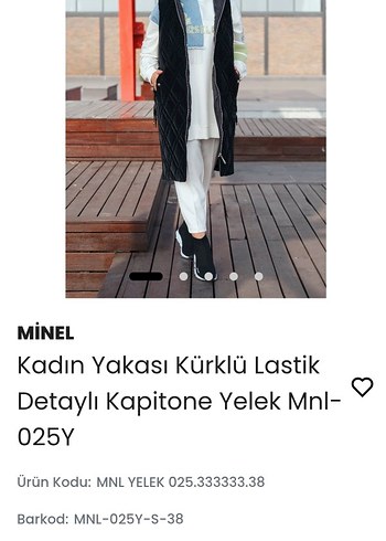 Minel marka sisme yelek - Görsel 7