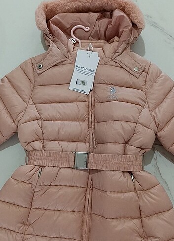 5 Yaş Beden pembe Renk U.S. Polo Assn. Kız çocuk mont 4 5 yas