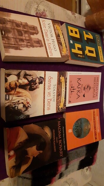 6 adet kitap