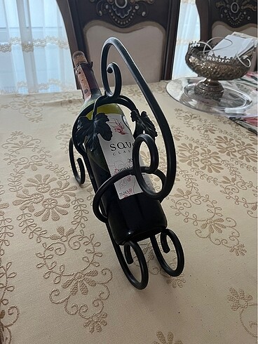  Beden Ferforje vintage şaraplık