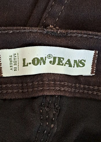 s Beden Kahverengi Kadın Denim Pantolon