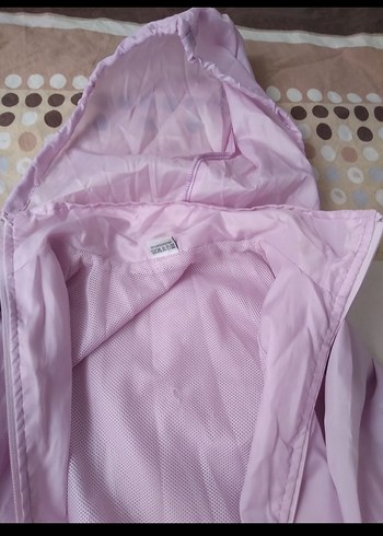 Diğer Kapüşonlu Pastel Mor,Lila Yağmurluk