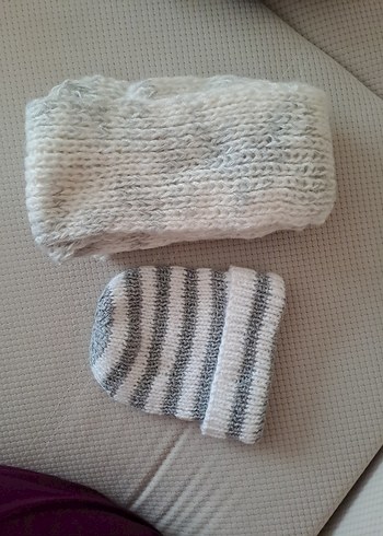 El Yapımı Renkli Örgü berelerve Atkı - Görsel 4