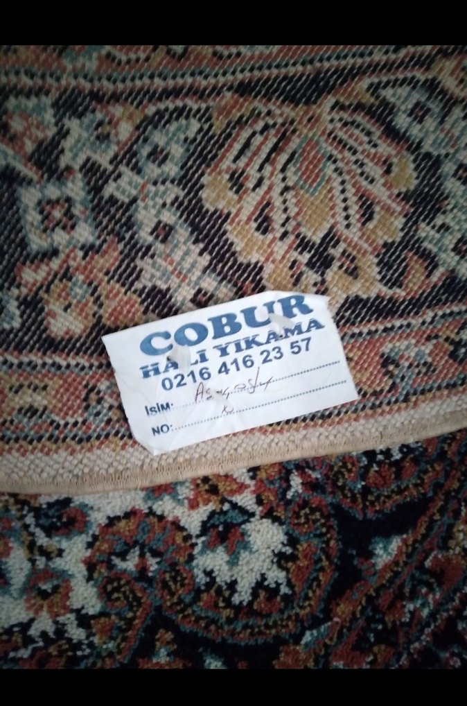 Kahverengi Desenli Oval Halı - Görsel 4