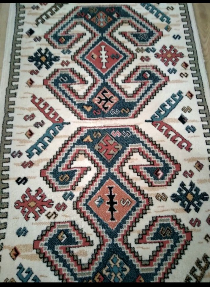 Klasik Çok Renkli Desenli Halı - Görsel 2