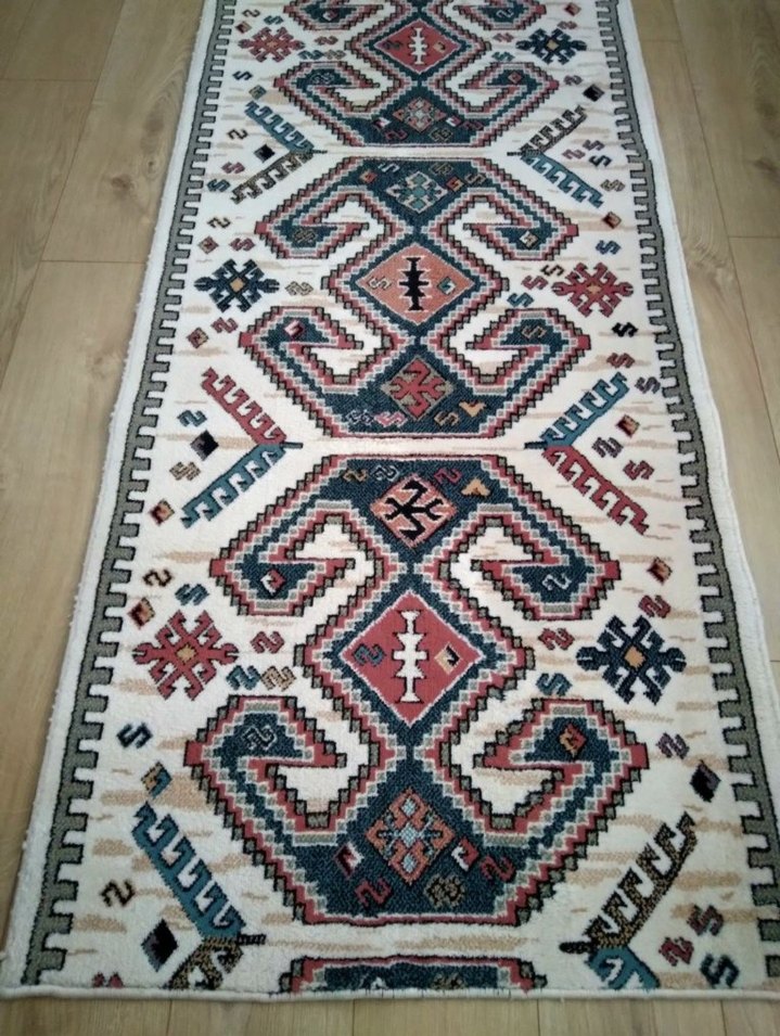 Klasik Çok Renkli Desenli Halı - Görsel 5