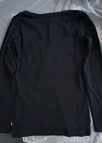 Siyah Uzun Kollu Kadın Bluz - Görsel 6