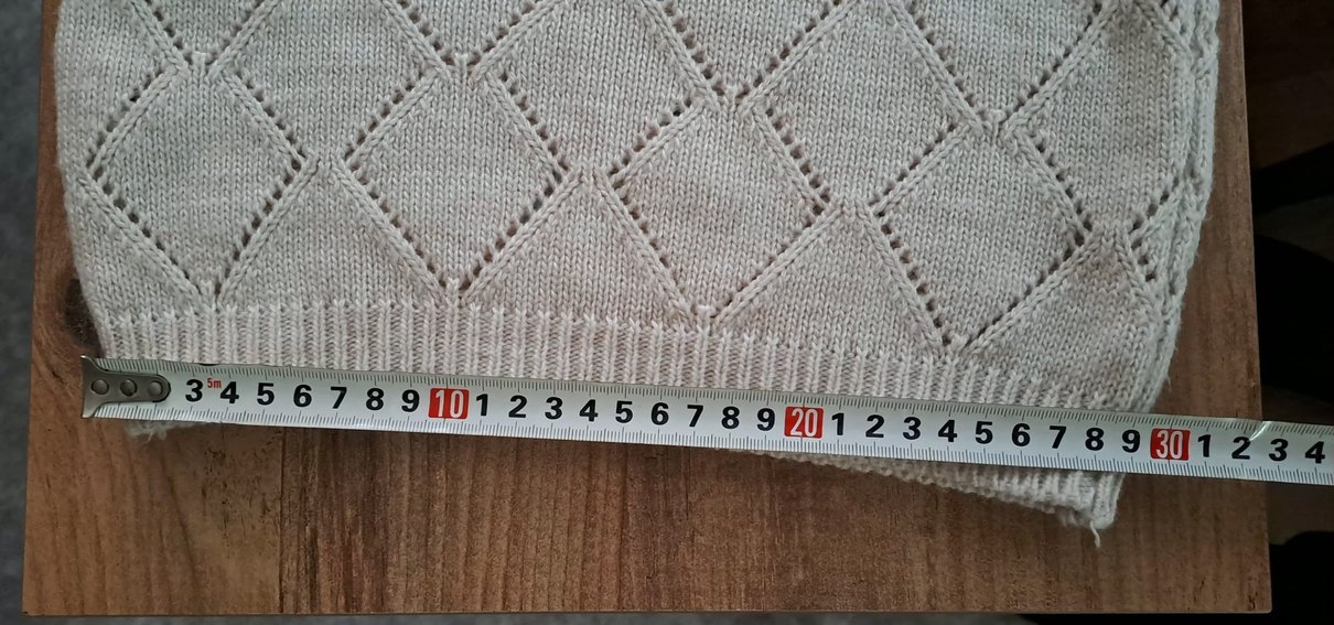 Nakışlı Kısa Örgü crop süveter - Görsel 5