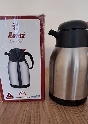 Relax Çelik Termoslu Demlik 2 Litre