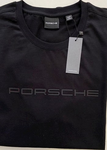 Porsche Siyah Erkek Tişört