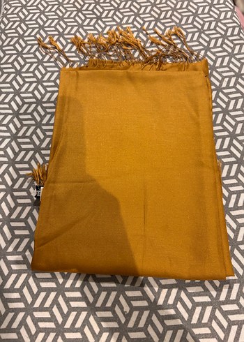 Kahverengi Püsküllü Kadın Bohem Şal - Görsel 2