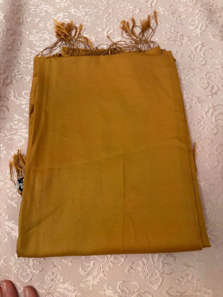 Kahverengi Püsküllü Kadın Bohem Şal - Görsel 3