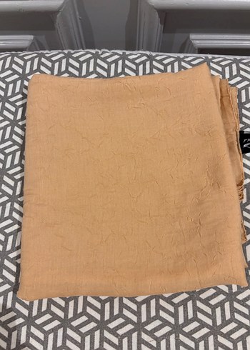 Bej Keten Kadın Şal - Görsel 2