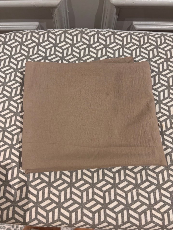 Bej Keten Kadın Şal - Görsel 2