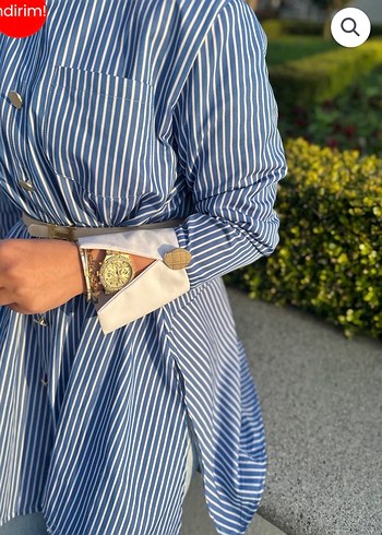 Çizgili tunik - Görsel 4