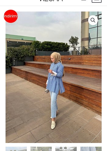 Çizgili tunik - Görsel 3