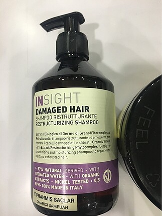 İnsight 400 ml yıpranmış saçlar için şampuan.
