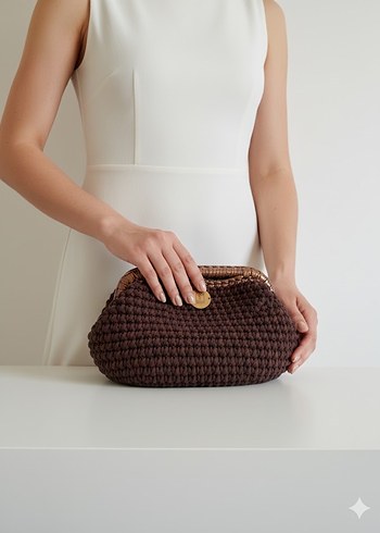 Kahverengi Gizli Burs Çanta - Görsel 3